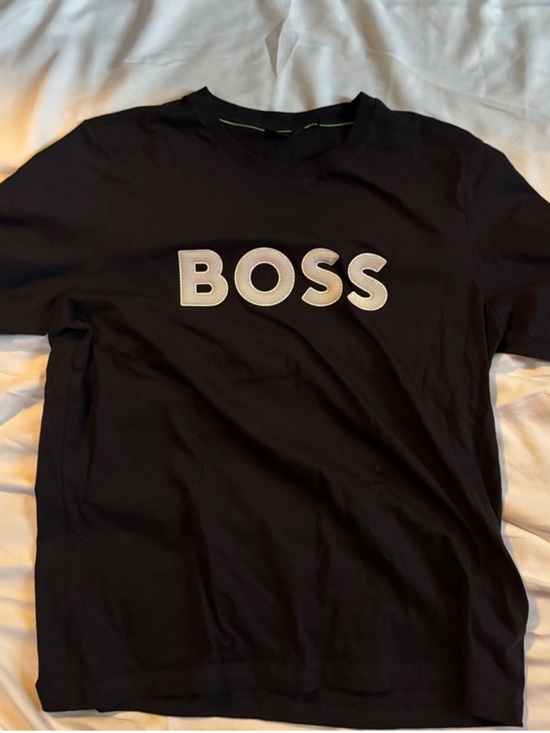 Hugo Boss Other - Hugo Boss Black Short-Sleeve Tee with White BOSS Logo